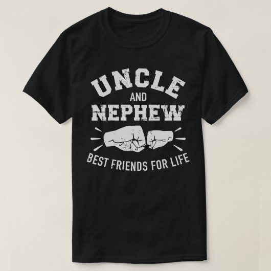 Onkel und Neffe Freunde des Lebens T-Shirt (Design vorne)