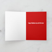 Onkel Valentinstag Grußkarten Feiertagskarte (Innenseite)