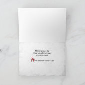 Onkel Vathers Day Basketball Grosses Not leidendes Karte (Innenseite)