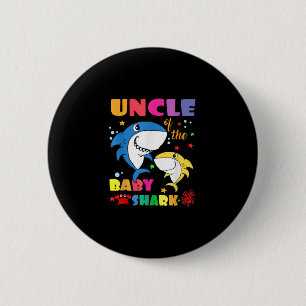 Onkel von Baby Shark Birthday Onkel Shark Button