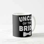 Onkel von Bride Bow Krawatte Hochzeit Kaffeetasse (VorderseiteRechts)