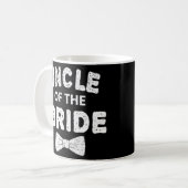 Onkel von Bride Bow Krawatte Hochzeit Kaffeetasse (Vorderseite Links)
