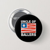 Onkel von Llers USA-Flagge Lustig Verkaufen Softll Button (Vorne & Hinten)