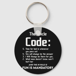 Onkel von Niece Nephew der Onkel Cool 5 Dinge Schlüsselanhänger