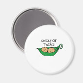 Onkel von Twins Pod Magnet (Vorderseite/Rückseite)