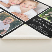 Onkel Wir Liebe Sie Foto Collage Black Sherpadecke (3/4)