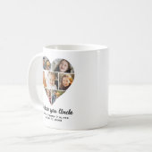 Onkel Wir Liebe Sie Foto Instagram Collage Kaffeetasse (Vorderseite Links)