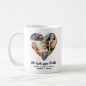 Onkel Wir Liebe Sie Foto Instagram Collage Kaffeetasse (Links)