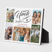 Onkel Wir Liebe Sie FotoCollage Fotoplatte (Seite)