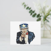 Onkelfußball Postkarte (Stehend Vorderseite)