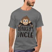 Onkelkunst des lustigen Affen T-Shirt (Vorderseite)