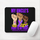 Onkels Kampf ist mein Kampf gegen Fibromyalgie Bew Mousepad (Mit Mouse)