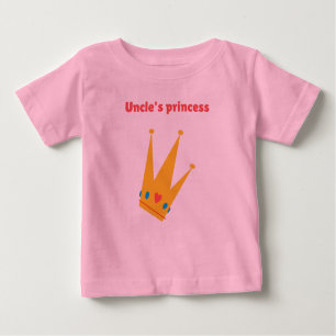 Onkels Prinzessin Baby T-shirt