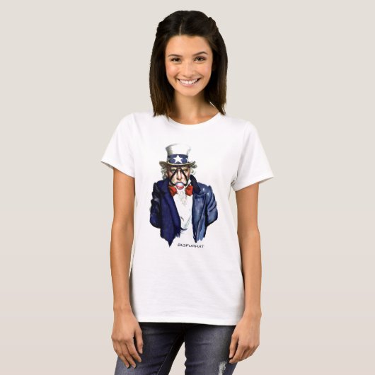 Onkelsam mit Obama-Gagball T-Shirt (Vorne ganz)