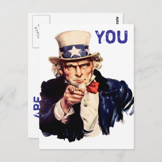 Onkelsam,Vintag Postkarte (Vorne/Hinten)