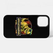 Onkelsaurus T Rex Onkel Saurus Dinosaurier iPhone Hülle (Rückseite (Horizontal))