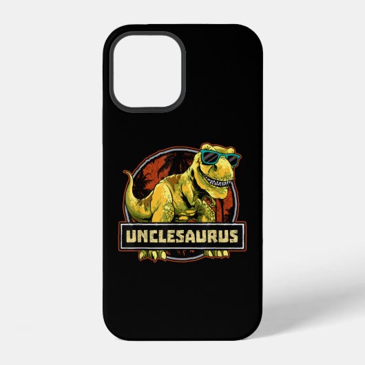 Onkelsaurus T Rex Onkel Saurus Dinosaurier iPhone Hülle (Rückseite)