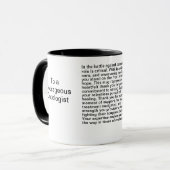 Onkologe Danksagung Tasse (Vorderseite Links)