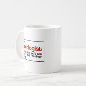 Onkologe Kaffeetasse (Vorderseite Links)