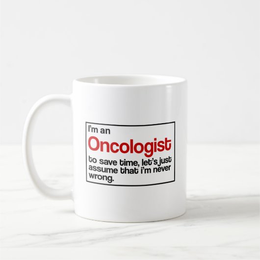 Onkologe Kaffeetasse (Links)