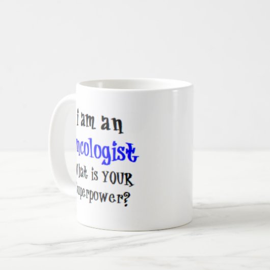 Onkologe Kaffeetasse (Vorderseite Links)