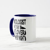 Onkologe Lieben Katzen Tasse (Vorderseite Links)