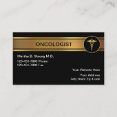 Onkologe Visitenkarten Visitenkarte (Vorderseite)