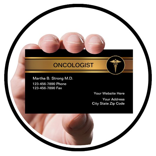 Onkologe Visitenkarten Visitenkarte