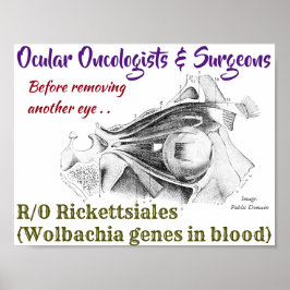 Onkologen/Chirurgen R/O Wolbachia durch Rose Poster