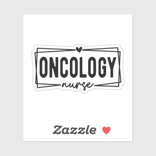 Onkologie Aufkleber (Blatt)