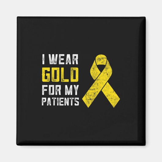 Onkologie bei Kindern Geschenke Kinderkrebs Awa Magnet (Vorne)