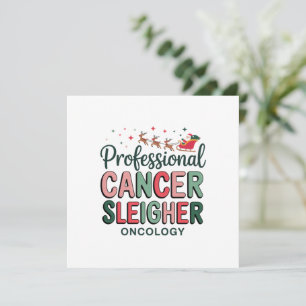 Onkologie Heilkrebs Chemo Onkologie Feiertagskarte