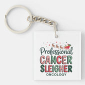 Onkologie Heilkrebs Chemo Onkologie Schlüsselanhänger (Vorderseite)
