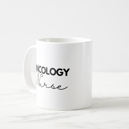 Onkologie Kaffeetasse (Vorderseite Links)