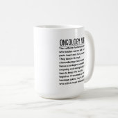 Onkologie Kaffeetasse (VorderseiteRechts)