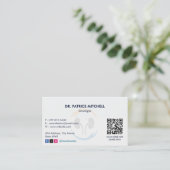 Onkologie Klinik | Einfache Ernennung Visitenkarte (Stehend Vorderseite)