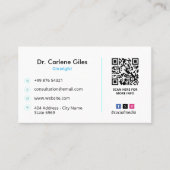 Onkologie Klinik | Einfache Ernennung Visitenkarte (Vorderseite)