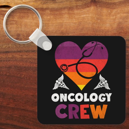 Onkologie-Krankenpflege Krebs Ärzteteam Ped Schlüsselanhänger (Vorderseite)