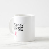Onkologie-Krankenschwester Kaffeetasse (Vorderseite Links)