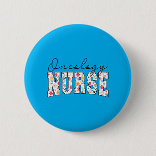 Onkologie-Krankenschwester Pflegende Pflege Krebs Button