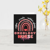 Onkologie Nurken Squad Rainbow Leopard Nursing Val Karte (Gelbe Blume)