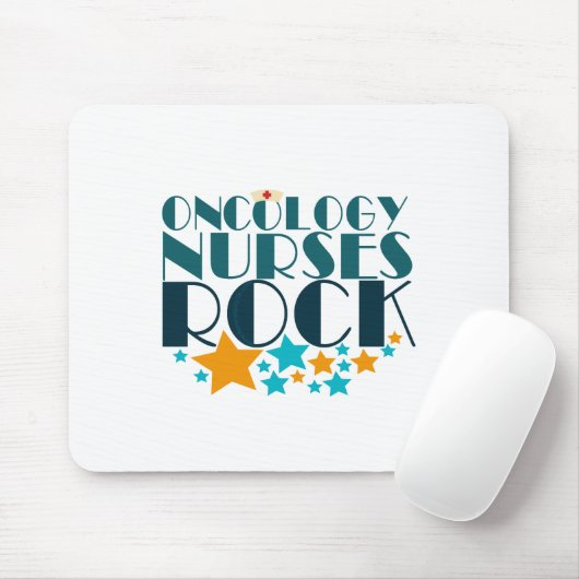Onkologie Nurses Rock Mousepad (Mit Mouse)