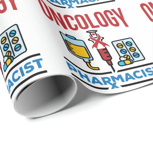 Onkologie Pharmakokinetik Geschenkpapier (Rolleneckpunkt)