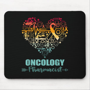 Onkologie Pharmakologie Herz Funny Vintag Oncology Mousepad