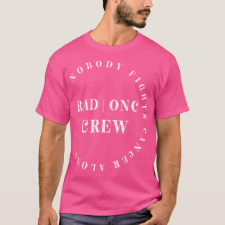 Onkologie Radiation Nurse Crew T-Shirt Pädiatrisch