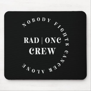 Onkologie Radiation Nurse Crew T-Shirt Pädiatrisch Mousepad