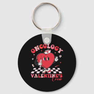Onkologie Valentine Herzkrebs Krankenpflege Crew L Schlüsselanhänger