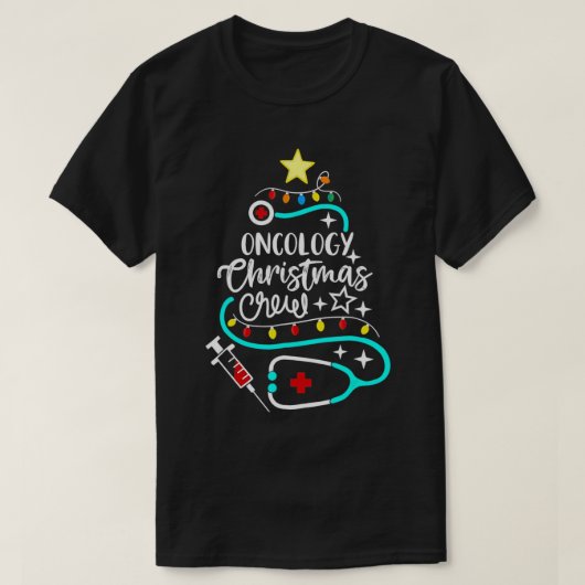 Onkologie Weihnachts-Crew Onkologie Onkologie Onko T-Shirt (Design vorne)