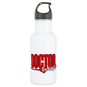 ONKOLOGISTISCHE LOGIK GROSSER ROTER ARZT TRINKFLASCHE