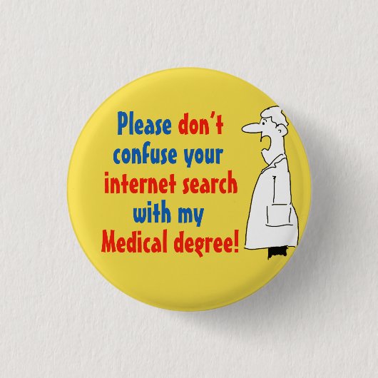 Online-ärztliche Diagnose und ein qualifizierter A Button (Vorderseite)